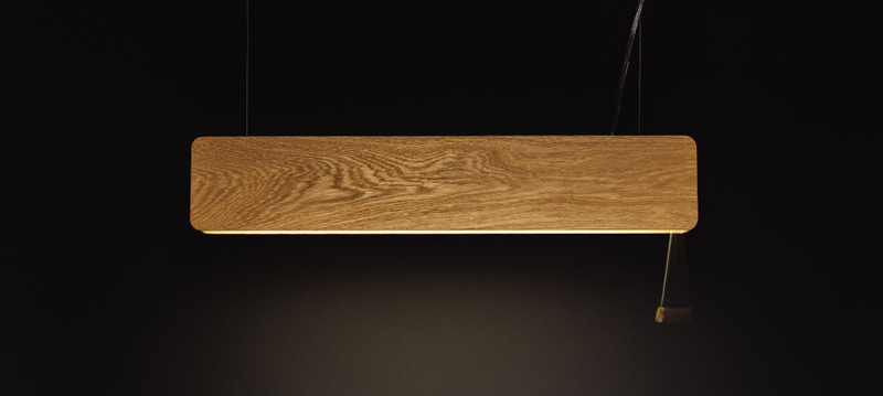 Pakabinamas šviestuvas OSLO LED OAK 90